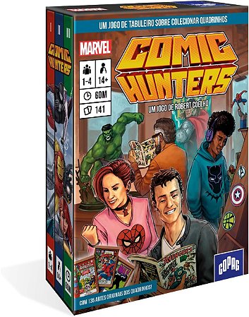 Jogo Marvel Comic Hunters - Copag