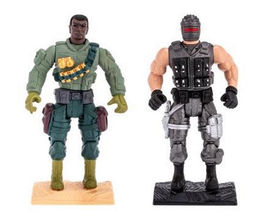 Tony Turner x Bad Ninja - SOS Comandos - Cartela com 2 Figuras e Acessórios - Gulliver