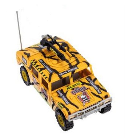 Veículo ATK Crusher 4X4 Terror + 1 Figura - SOS Comandos - Gulliver