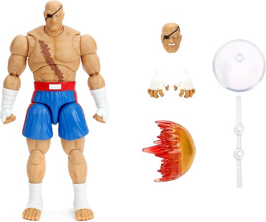 Sagat - Street Fighter II Ultra - The Final Challengers - Jada Toys