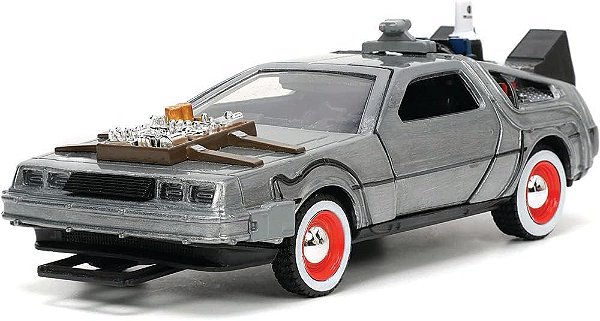 Delorean - De Volta Para o Futuro III - Hollywood Rides - Escala 1/32 - Jada Toys