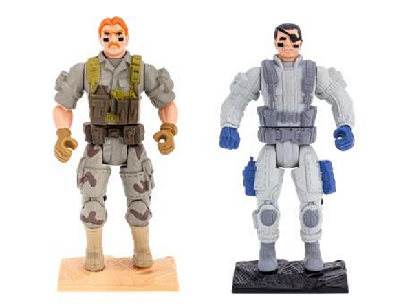 Willie Go x Mattone - SOS Commandos - Cartela com 2 Figuras e Acessórios - Gulliver