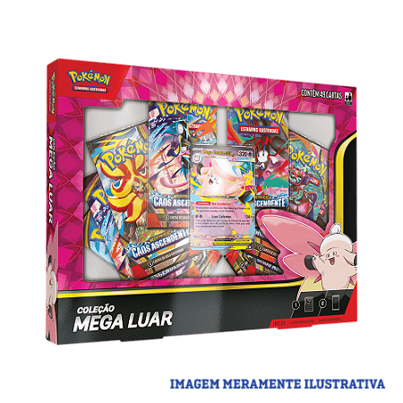 Box Pokemon Colecao Mega Luar - Mega Clefable - Pokémon - Copag