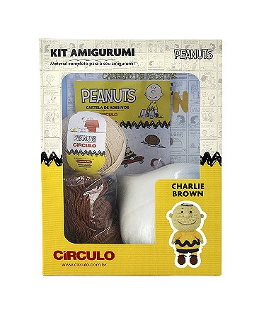Kit Amigurumi Peanuts - Charlie Brown - Círculo