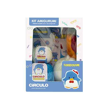 Kit Amigurumi Coleção Hello Kitty and Friends - Tuxedosam - Círculo