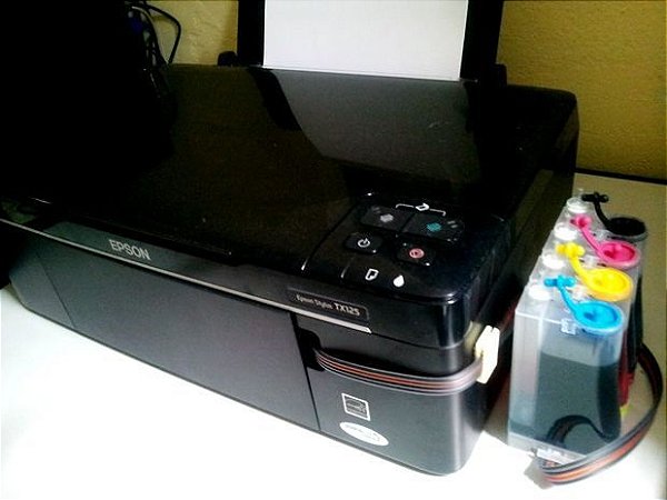 Impressora com bulk instalado com garantia