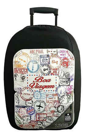Capa para mala Star Bags Carimbos