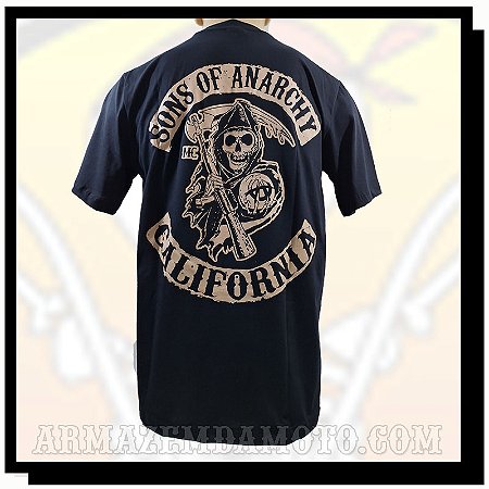 Lot De 2 Autocollants Sons Of Anarchy SOA Samcro - Pour Moto, Casque, Voiture - Environ 8 Cm