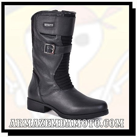 bota feminina para motoqueira