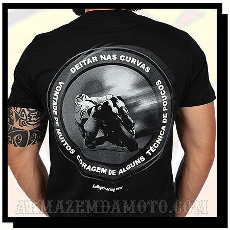 CAMISETA DEITAR NAS CURVAS