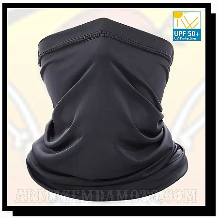 TUBINHO PRETO COM PROTEÇÃO SOLAR UV50+ NECKTUBE