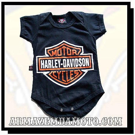 BODY PARA BEBÊ HARLEY-DAVIDSON