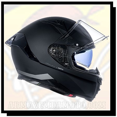 CAPACETE BIEFFE B-FAST CLASS PRETO FOSCO