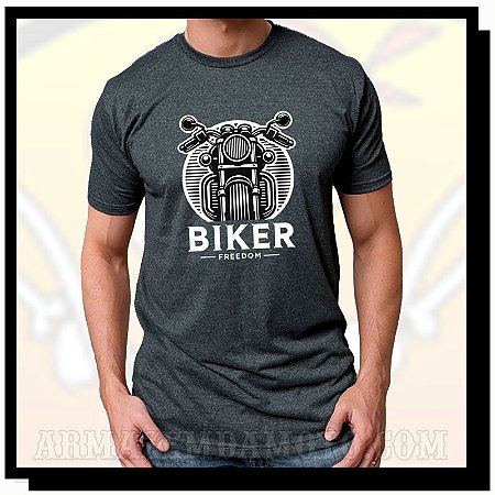 CAMISETA BIKER FREEDOM CHUMBO