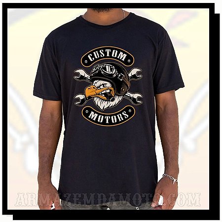 CAMISETA CUSTOM MOTORS ÁGUIA