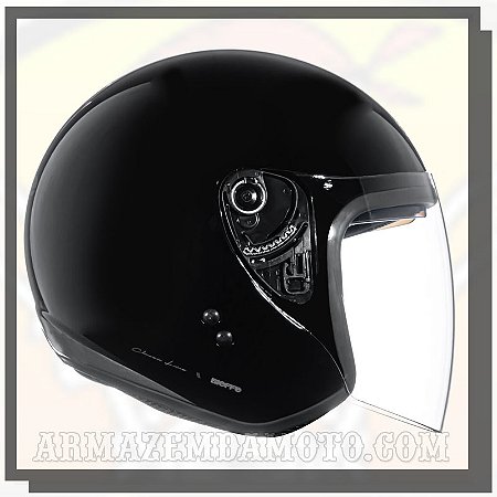 CAPACETE BIEFFE ALLEGRO CLASSIC PRETO