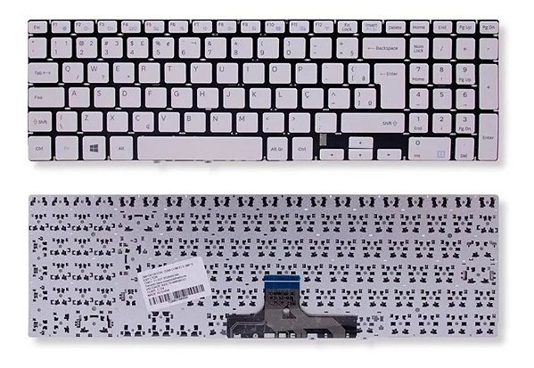 Teclado Notebook Samsung Expert X21 Np300e5m Branco Br Com Ç