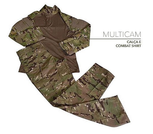 Fardamento Combat Shirt + Calça - Tecido Ripstop - Uai Fardas