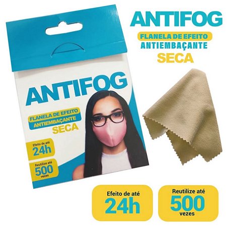Flanela Antiembaçante para Óculos