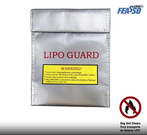 SafeBag - Bolsa de Transporte e Armazenamento de Baterias Lipo - FEASSO