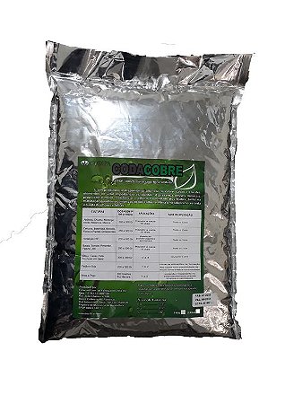 COBRE 20% CÁLCIO 4,8% ENXOFRE 10,0%