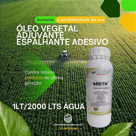RETH - Adjuvante Agrícola, Espalhante Adesivo Siliconado: Aumente a Eficácia da Pulverização