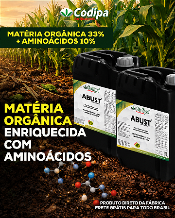 ABUST MATÉRIA ORGÂNICA 33% + 10% AMINOÁCIDOS