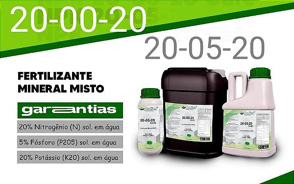 Adubo liquido 20-00-20 preço