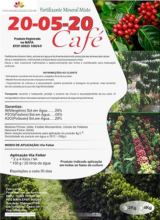 Adubo 20-05-20 Café