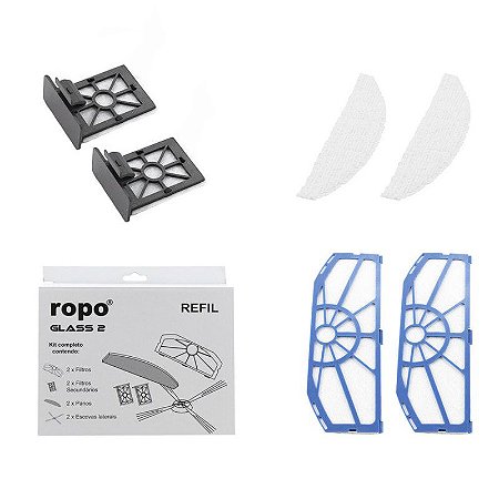 Kit Refil De Reposição Para Ropo Glass 2