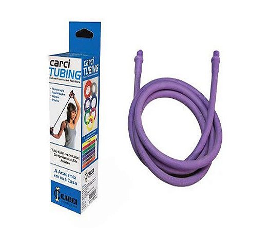 Tubo Elástico Látex Carci Tubing Roxo