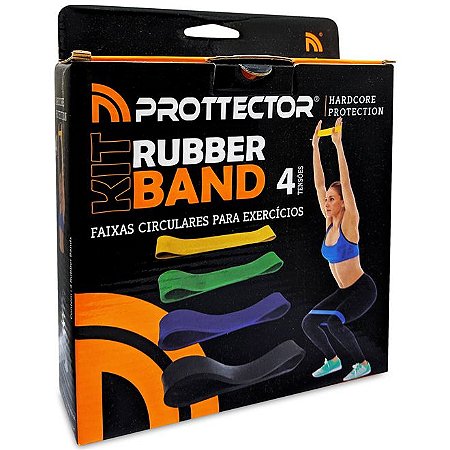 KIT RUBBER BAND 4 TENSOES PROTTECTOR