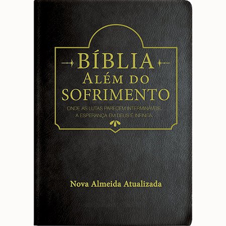 BÍBLIA ALÉM DO SOFRIMENTO PRETA