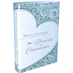 BÍBLIA PRESENTE DE CASAMENTO - CAPA AZUL
