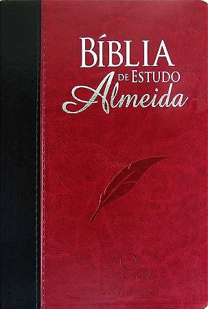 BÍBLIA DE ESTUDO ALMEIDA VINHO
