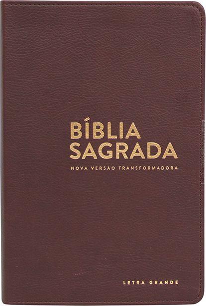 BÍBLIA NVT LUXO GRANDE - MARROM