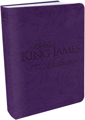 BIBLIA KING JAMES PARA MULHERES - ROXA