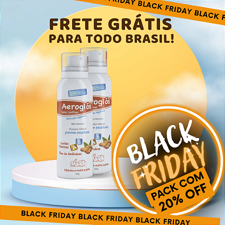 Aeroglós Pack com 2 Frascos (20% OFF!) BLACK FRIDAY