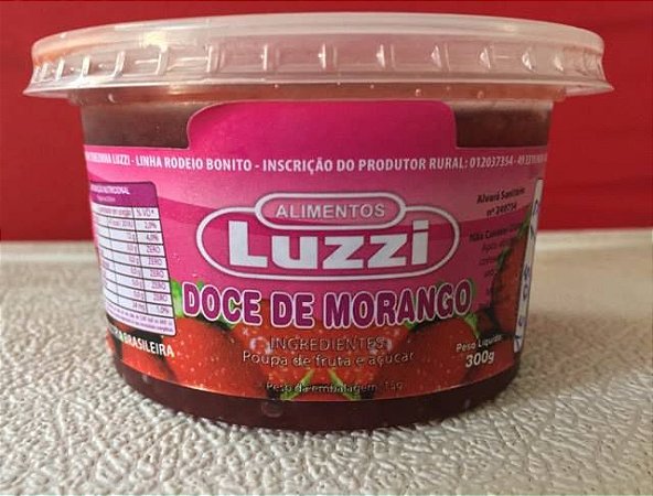 Doce de Morango Orgânico - 300G