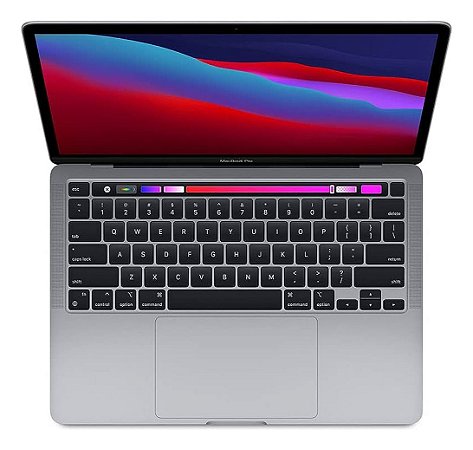 Macbook Pro Apple M1, 8GB, SSD256GB, 13.3" Retina, Bateria perfeita, Touch Bar, macOS Ventura 13.4.1!