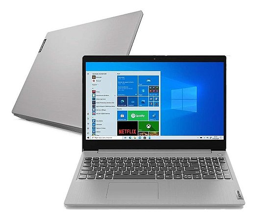 Notebook Usado, Lenovo Ideapad 3i, Intel Core i3-10110U, 2.10-2.59GHz, 4GB, SSD240GB, 15,6" HD, Bateria Perfeita, Win11!