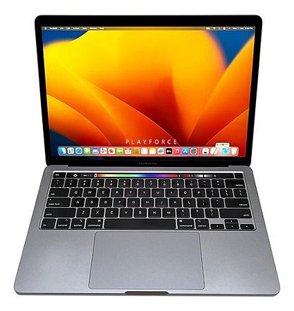 Macbook Pro Apple M1 (2020), 8GB, SSD512GB, 13.3" Retina, Bateria perfeita 82ciclos, Touch Bar, macOS Sonoma!