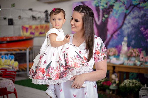 roupa mae e filha para festa de 1 ano