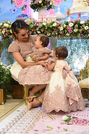 vestido de princesa mae e filha