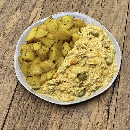 Fricassê de frango fit com batatas sautée - 380g