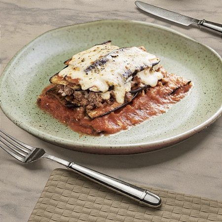 Lasanha de berinjela com patinho moído LOWCARB - 350g