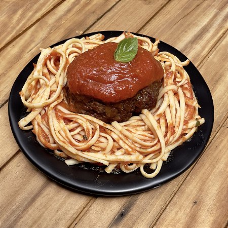Polpetone recheado e fettuccine ao pomodoro 380g