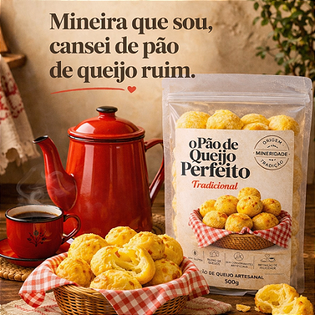 Pão de queijo cheiii de queijo