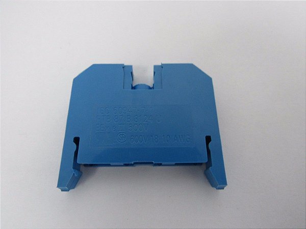 conector de passagem, 4 mm, azul, parafuso 8WA1011-1BG11