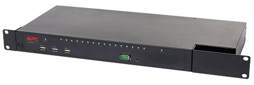 KVM1116P - Switch KVM 2G da APC, digital/IP, 1 usuário remoto, 1 usuário local, 16 portas com Virtual Media